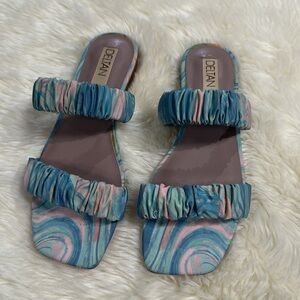 Deltan Cora Two Band Sandals